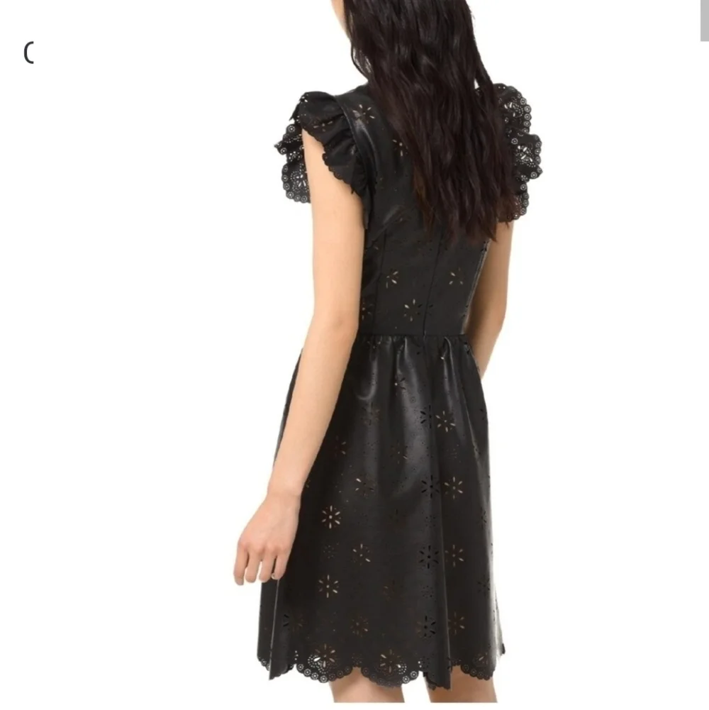 MICHAEL KORS Faux Leather Dress